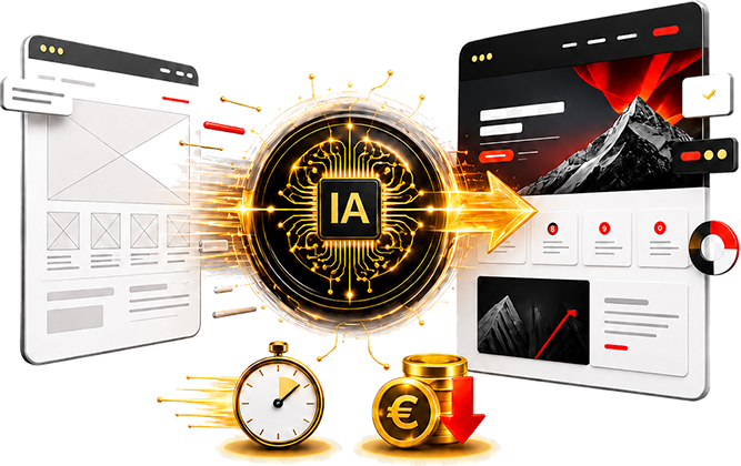 Refonte de site web assistée par l'IA