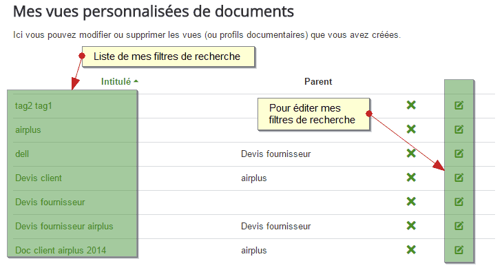 flexiged: filtres de recherche personnalisés