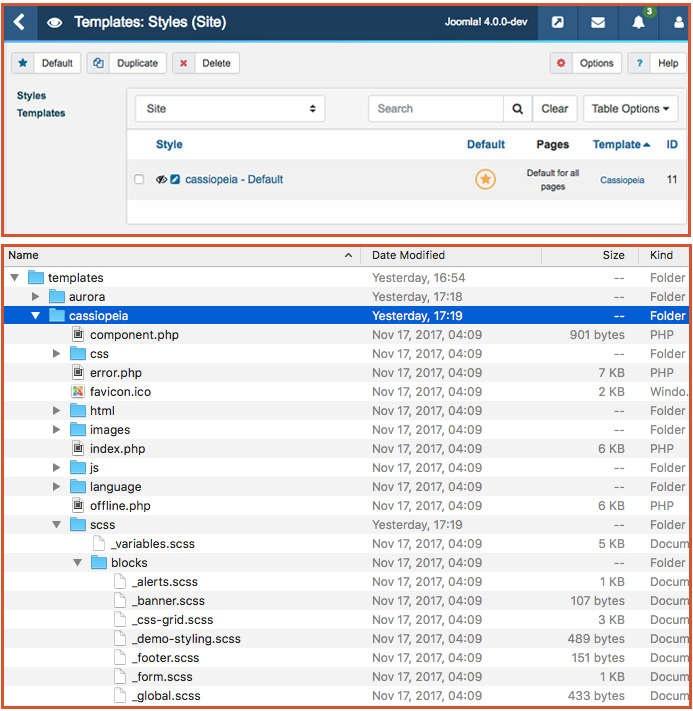 joomla 4 nouveau modèle frontal