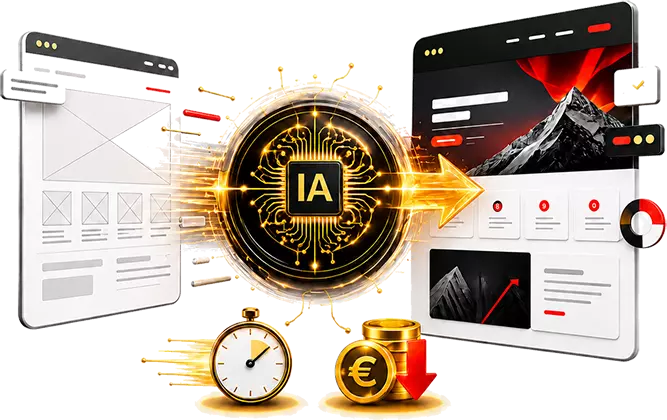 Refonte de site web assistée par l'IA