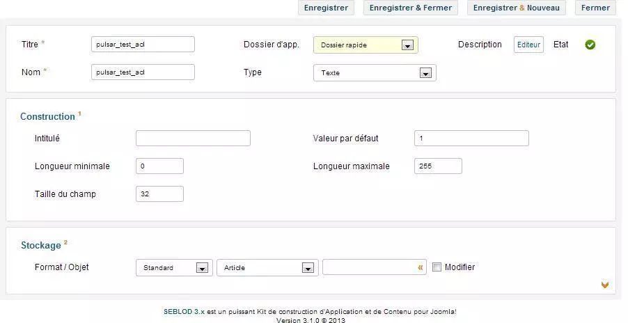 configuration du champ pulsar_acl pour le workflow