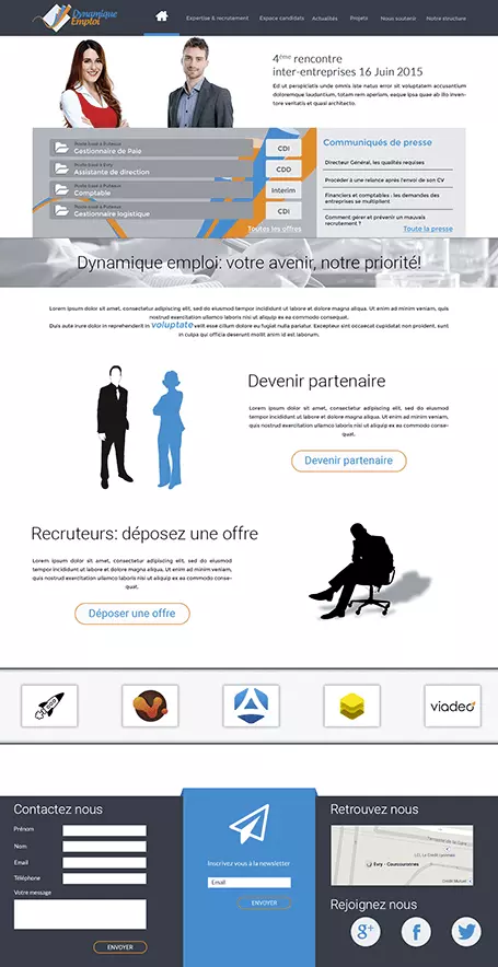 job board dynamique emploi