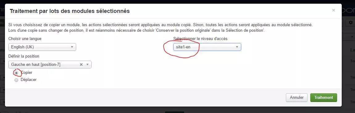 multisites multilangues copie module